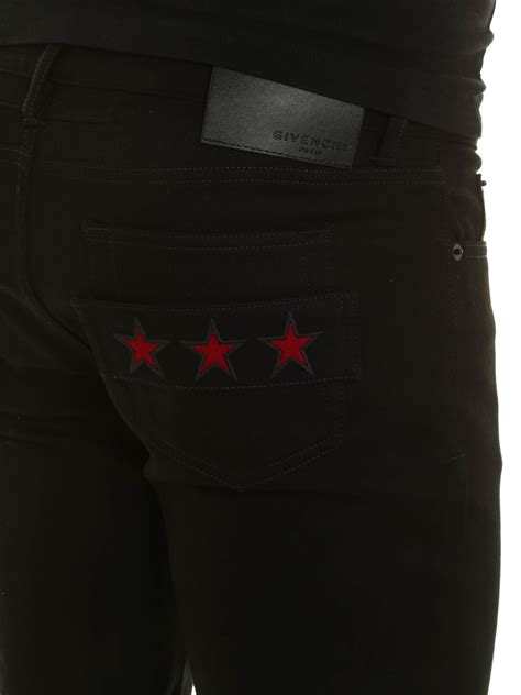 givenchy star patch jeans